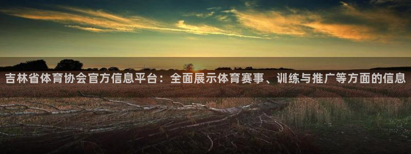 吉林省体育协会官方信息平台：全面展示体育赛事、训练与推广等方面的信息