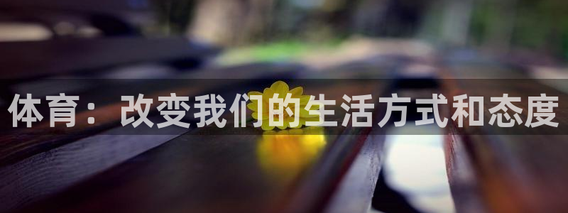 捷报比分即时比分手机app：体育：改变我们的生活方式和态度